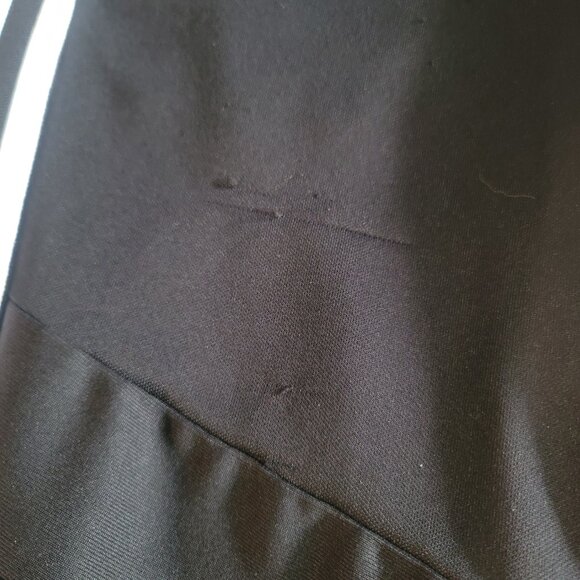 adidas Track Pants Womens S Black ClimaCool Drawstring Ankle Zip Training Gym - Picture 6 of 16